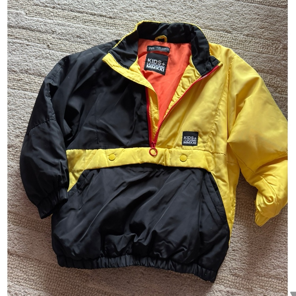 Zara Boys Puffer lightweight pullover jacket - excellent condition size xs
